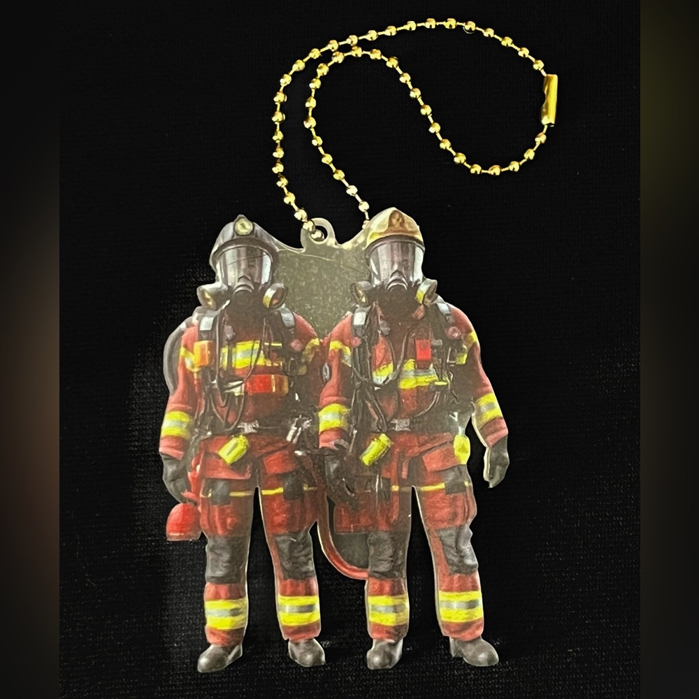Firefighter Key Chain Ornament